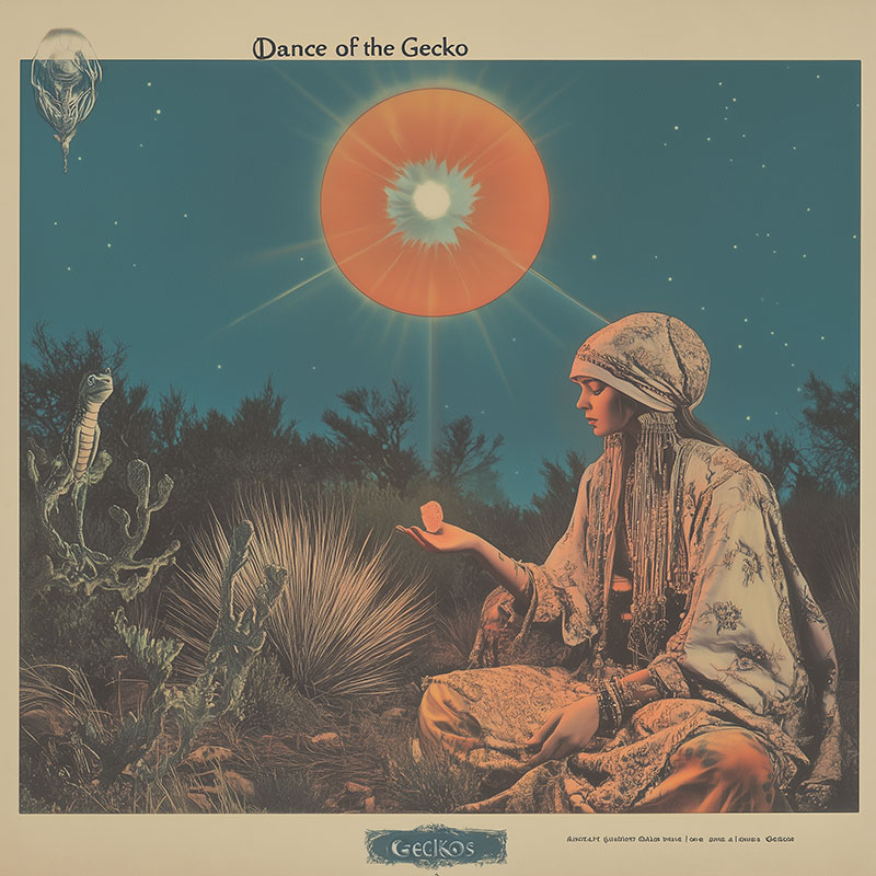 DANCE OF THE GECKØS 7" SINGLE